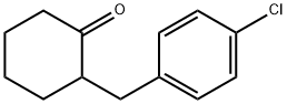 2-(p-Chlorobenzyl)cyclohexanone 结构式