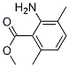 2-氨基-3,6-二甲基苯甲酸甲酯 结构式