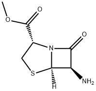 4-Thia-1-azabicyclo[3.2.0]heptane-2-carboxylicacid,6-amino-7-oxo-,methylester,(2S,5R,6R)- 结构式