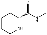 (R)-N-甲基哌啶-2-甲酰胺盐酸盐 结构式