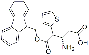 FMOC-(S)-3-氨基-4-(2-噻吩基)丁酸 结构式