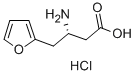 (S)-3-氨基-4-(2-呋喃基)丁酸 结构式