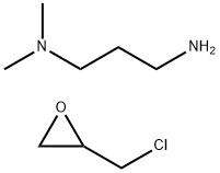 环氧氯丙烷与N,N-二甲基-1,3-丙二胺缩聚物 结构式