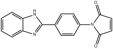 N-[4-(2-苯并咪唑基)苯基]马来酰亚胺 结构式