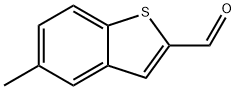 5-甲基-1-苯并噻吩-2-甲醛 结构式
