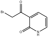 2(1H)-Pyridone, 3-(bromoacetyl)- (8CI) 结构式