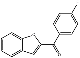 2-(4-FLUOROBENZOYL)BENZOFURAN 结构式