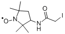 3-(2-碘代乙酰胺基)-2,2,5,5-四甲基-1-吡咯烷基自由基 结构式