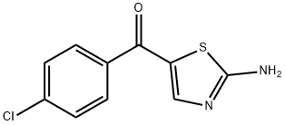 (2-AMINO-THIAZOL-5-YL)-(4-CHLORO-PHENYL)-METHANONE 结构式