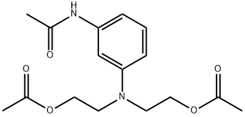 3-(N,N-二乙酰氧乙基)氨基乙酰苯胺 结构式