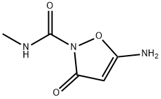 2(3H)-Isoxazolecarboxamide,  5-amino-N-methyl-3-oxo- 结构式