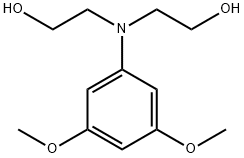 N,N-双(2-羟乙基)-3,5-二甲氧基苯胺 结构式