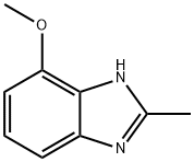 7-甲氧基-2-甲基-1H-苯并[D]咪唑 结构式