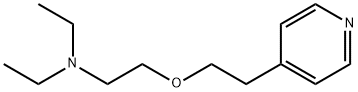 N,N-Diethyl-2-[2-(4-pyridyl)ethoxy]ethanamine 结构式