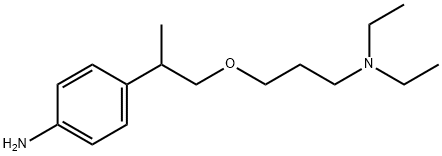 p-[2-[3-(Diethylamino)propoxy]propyl]aniline 结构式