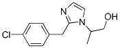 alpha-(4-chlorophenyl)-beta-dimethylimidazole-1-ethanol 结构式