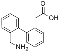 2'-(AMINOMETHYL)-BIPHENYL-2-ACETIC ACID 结构式