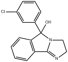 5-(3-Chlorophenyl)-2,3-dihydro-5H-imidazo[2,1-a]isoindole-5-ol 结构式