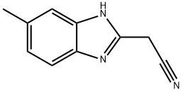 2-(氰基甲基)-5-甲基苯并咪唑 结构式