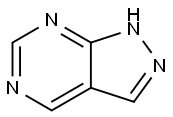 1H-吡唑并[3,4-D]嘧啶 结构式