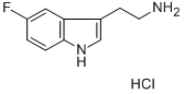 5-氟色胺盐酸盐 结构式