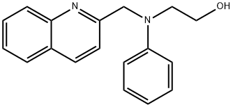 N-(2-Hydroxyethyl)-N-phenyl-2-quinolinemethanamine 结构式