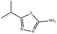 2-氨基-5-异丙基-1,3,4-噻二唑 结构式