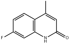 7-FLUORO-4-METHYLQUINOLIN-2(1H)-ONE 结构式
