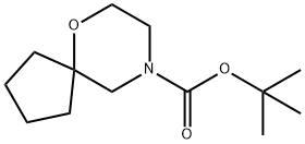 9-BOC-6-OXA-9-AZASPIRO[4.5]DECANE 结构式