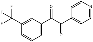 4-Pyridinyl[3-(trifluoromethyl)phenyl]-ethanedione 结构式