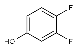 3,4-二氟苯酚 结构式