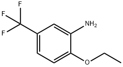 2-ETHOXY-5-(TRIFLUOROMETHYL)ANILINE 结构式