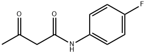 N-(4-FLUORO-PHENYL)-3-OXO-BUTYRAMIDE 结构式