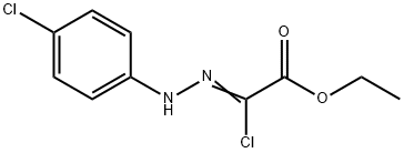 [(4-氯苯基)肼基]氯乙酸乙酯 结构式