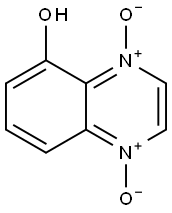5-Quinoxalinol,  1,4-dioxide 结构式