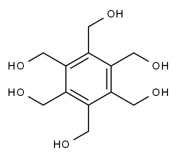苯-1,2,3,4,5,6-六基六甲醇 结构式