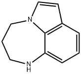 1,2,3,4-Tetrahydropyrrolo[1,2,3-ef]-1,5-benzodiazepine 结构式