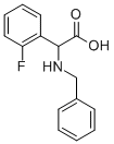 N-苄基-DL-2-氟苯甘氨酸 结构式
