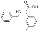 2-BENZYLAMINO-2-M-TOLYLACETIC ACID 结构式