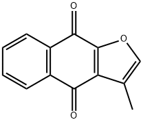 3-Methylnaphtho[2,3-b]furan-4,9-dione 结构式