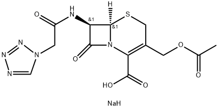 头孢唑啉EP杂质D 结构式