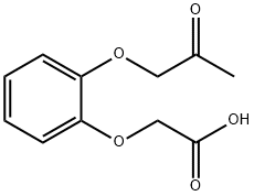 2-(2-(2-氧代丙氧基)苯氧基)乙酸 结构式