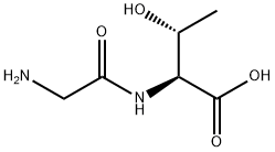 甘氨酰-DL-苏氨酸 结构式