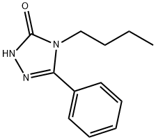 4-(BUT-1-YL)-2,4-DIHYDRO-5-PHENYL-3H-1,2,4-TRIAZOL-3-ONE 结构式