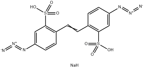 4,4'-二叠氮-磺酸二钠盐四水合物 结构式