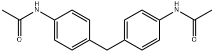 4,4‘-二乙酰胺基二苯基甲烷 结构式