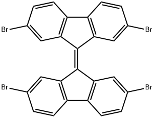 2,2',7,7'-TETRABROMO-9,9'-BIFLUORENYLIDENE 结构式