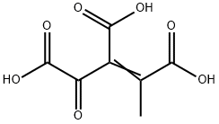 1-Oxo-2-butene-1,2,3-tricarboxylic acid 结构式