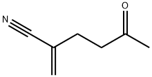 Hexanenitrile, 2-methylene-5-oxo- (9CI) 结构式