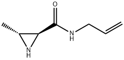 2-Aziridinecarboxamide,3-methyl-N-2-propenyl-,(2S,3R)-(9CI) 结构式